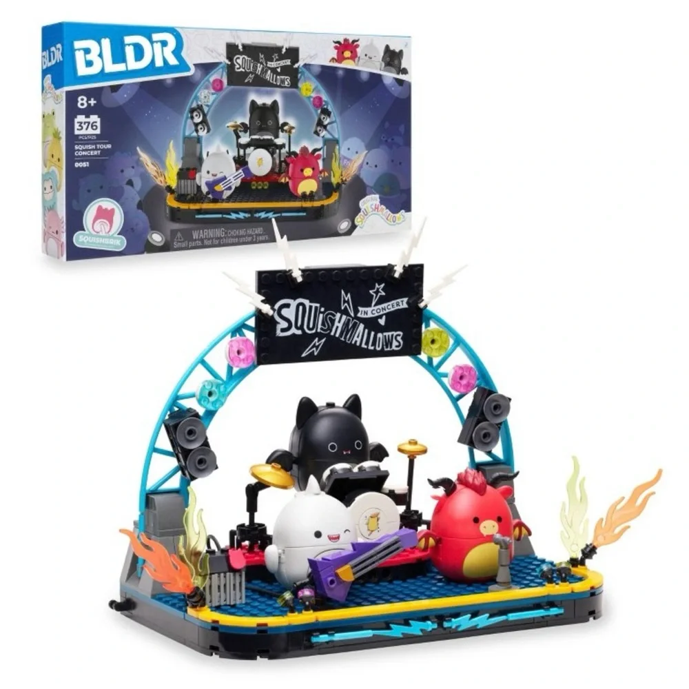 New BLDR 0051 - Squishmallows Squish Tour Concert Building Set - 375pc